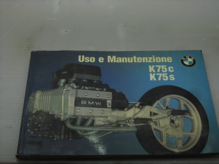 MANUALE USO MANUTENZIONE BMW K75C/S