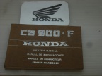 MANUALE USO MANUTENZIONE HONDA CB900F