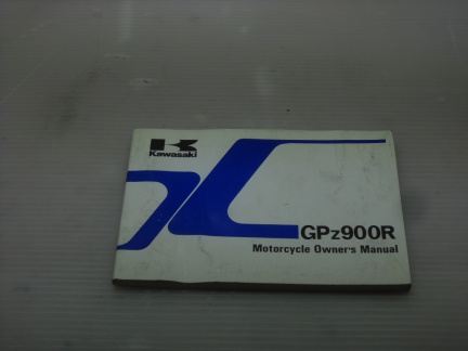 MANUALE USO MANUTENZIONE KAWASAKI GPZ900R