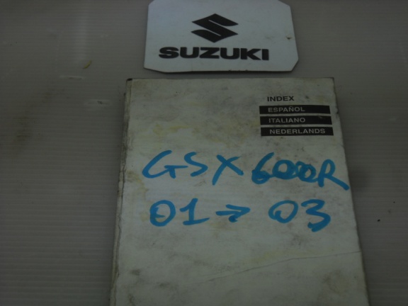 MANUALE USO MANUTENZIONE SUZUKI GSX600R '01-'03