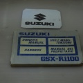 MANUALE USO MANUTENZIONE SUZUKI GSX-R1100