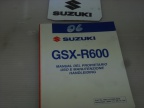 MANUALE USO MANUTENZIONE SUZUKI GSX-R600