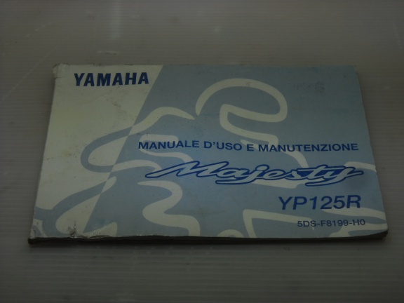 MANUALE USO MANUTENZIONE YAMAHA MAJESTY YP125R