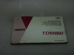 MANUALE USO MANUTENZIONE YAMAHA TDM850
