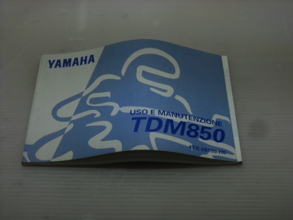 MANUALE USO MANUTENZIONE YAMAHA TDM850